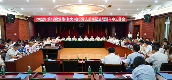 綿陽(yáng)機(jī)場(chǎng)召開2022年第19次黨委（擴(kuò)大）會(huì)、黨支部書記述職暨年中工作會(huì).jpg